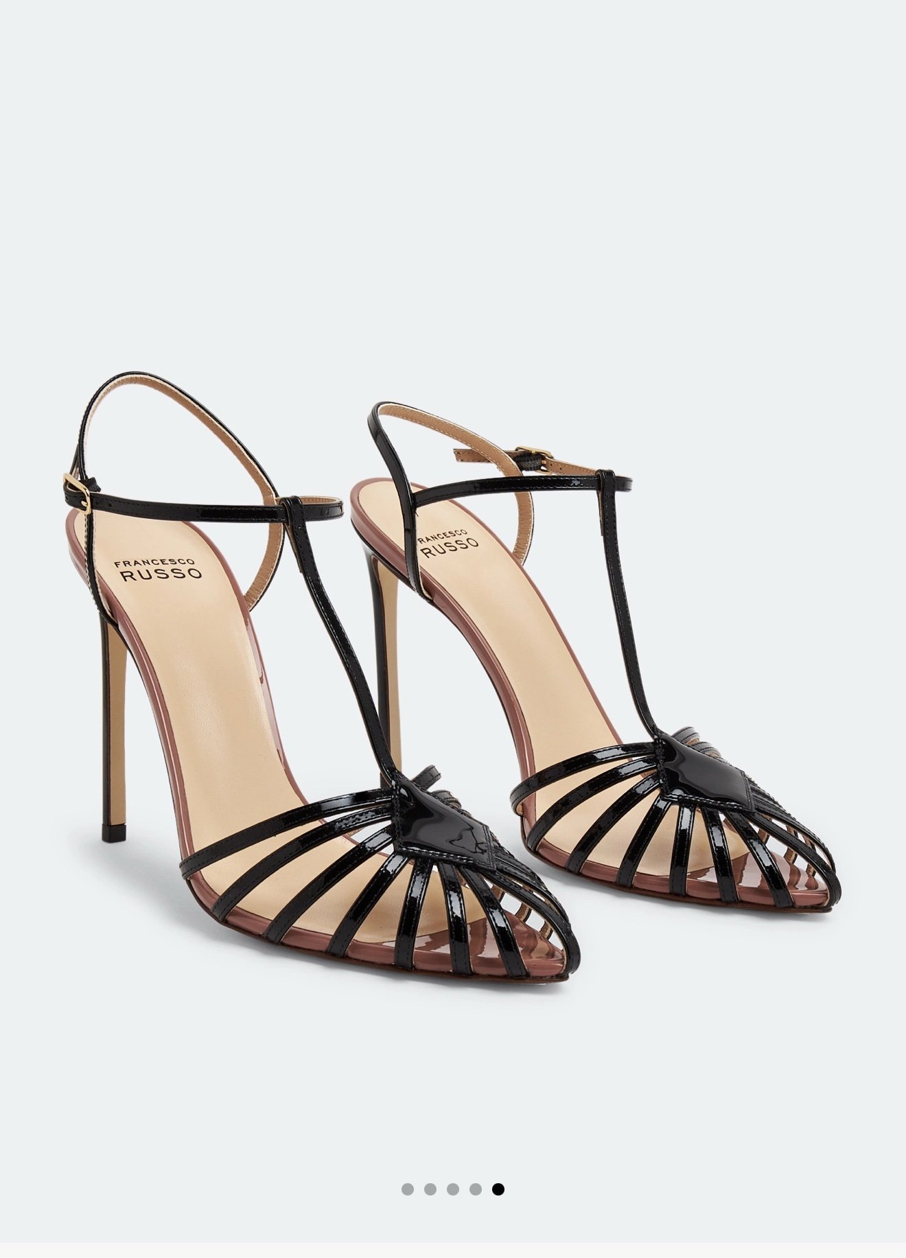 img_0529 Босоніжки чорні Francesco Russo - Зображення 1