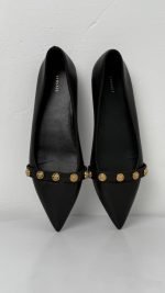 Балетки чорні  Versace