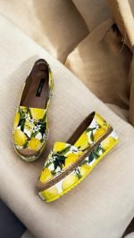 Еспадрильї лимони Dolce & Gabbana