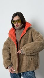 Двухстороння куртка Meteo by Yves Salomon - Зображення 2