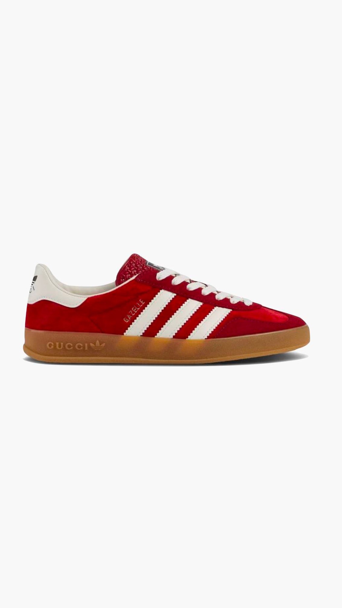 2026/04/1000098420.jpg Кросівки Adidas x Gucci Gazelle "Red Velvet" (Limited Edition) - Зображення 1
