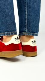 Кросівки Adidas x Gucci Gazelle "Red Velvet" (Limited Edition) - Зображення 4